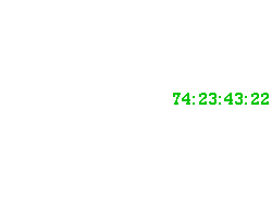 UpTime Screen Saver right to left bounce mode