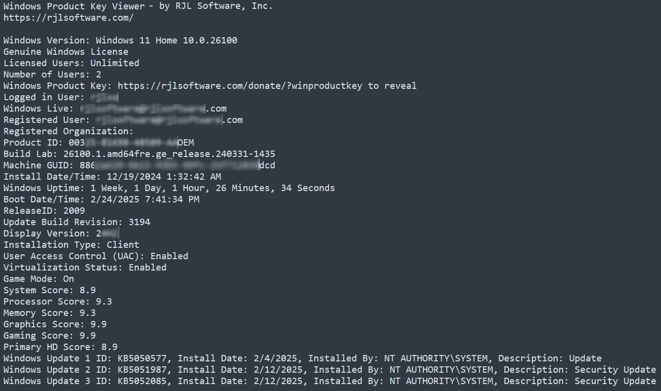 Save output to text file