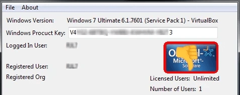 Non-genuine key with red indicator